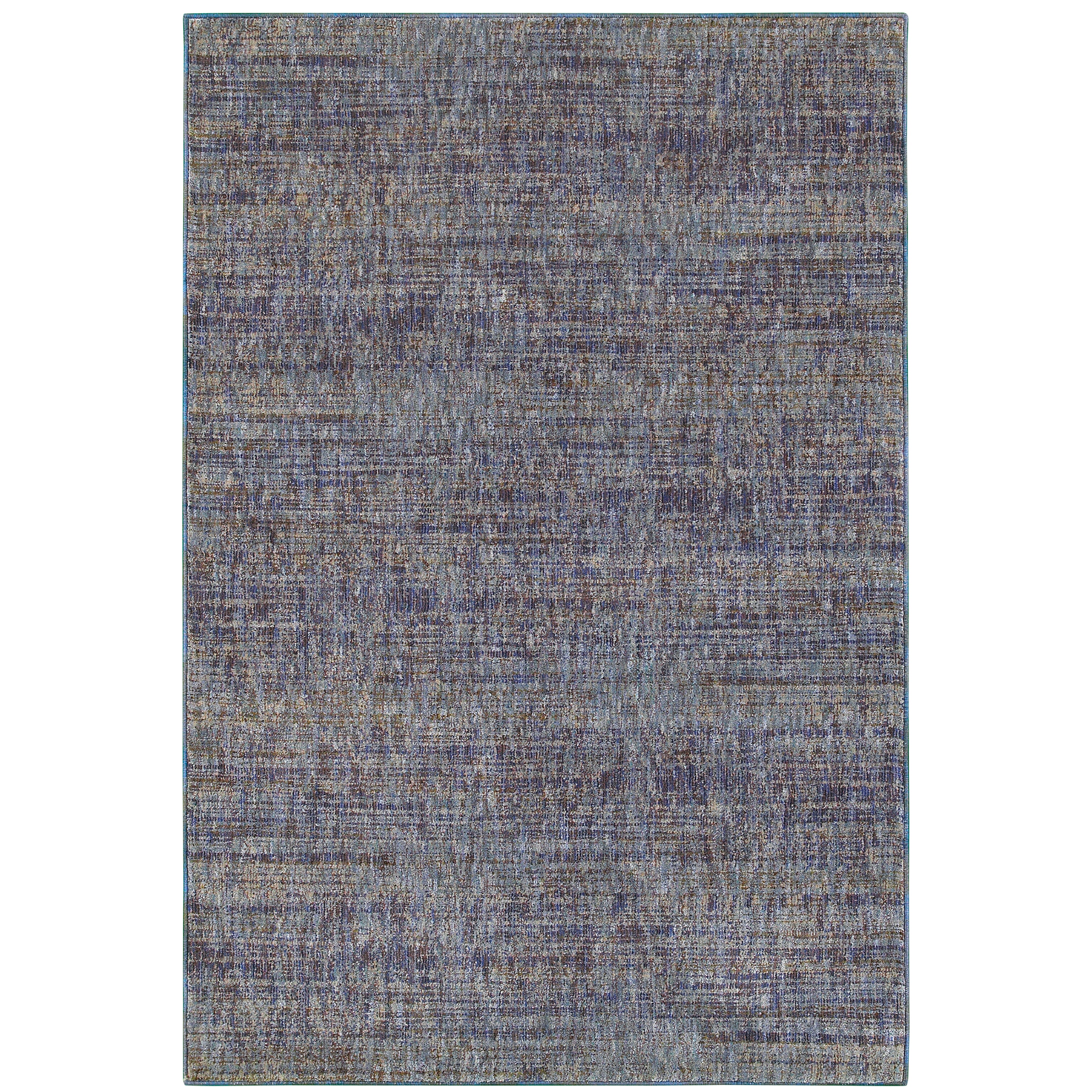 Oriental Weavers Atlas 8033F textured area rug featuring textured design in purple/ grey tones