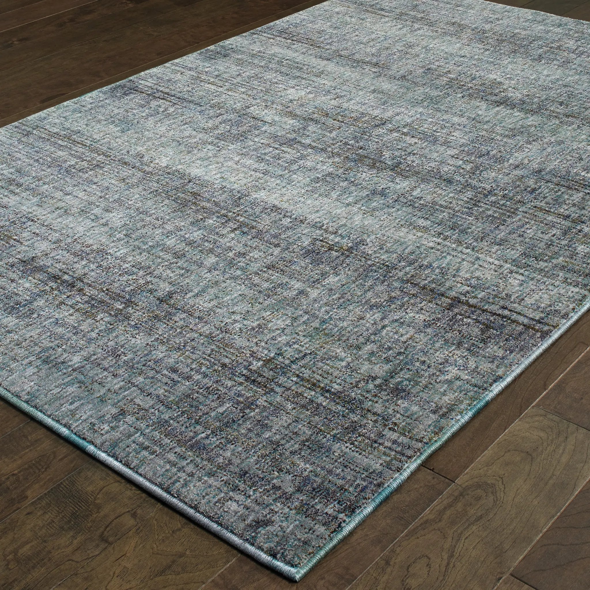 Atlas 8033J Blue/ Grey Area Rug by Oriental Weavers