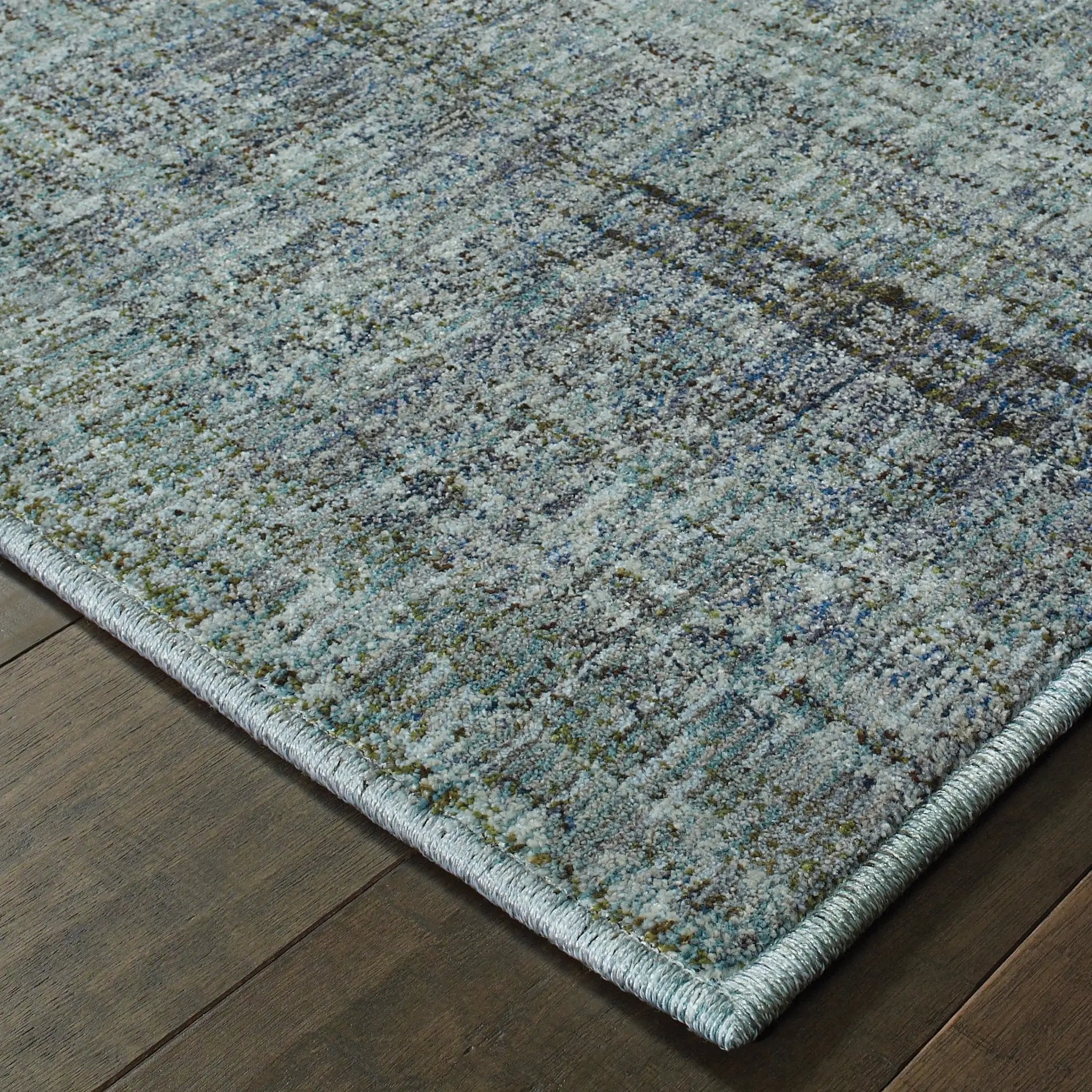 Atlas 8033J Blue/ Grey Area Rug by Oriental Weavers