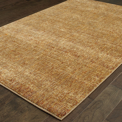 Oriental Weavers Atlas 8033R textured area rug featuring textured design in gold/ multi tones