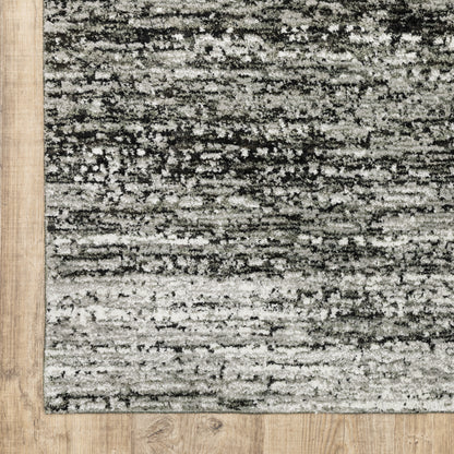 Oriental Weavers Atlas 8037G textured area rug featuring textured design in ash/ charcoal tones