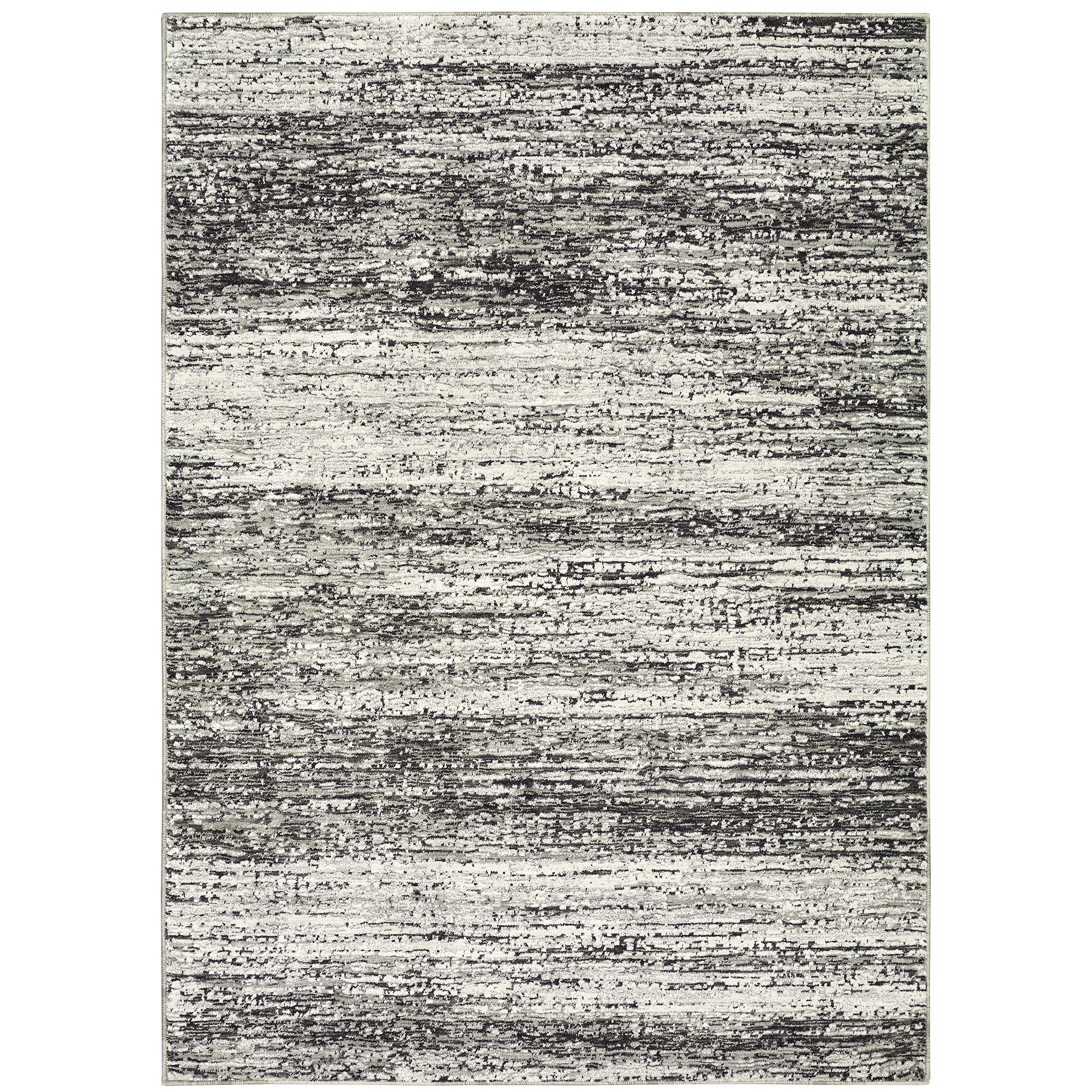 Oriental Weavers Atlas 8037G textured area rug featuring textured design in ash/ charcoal tones