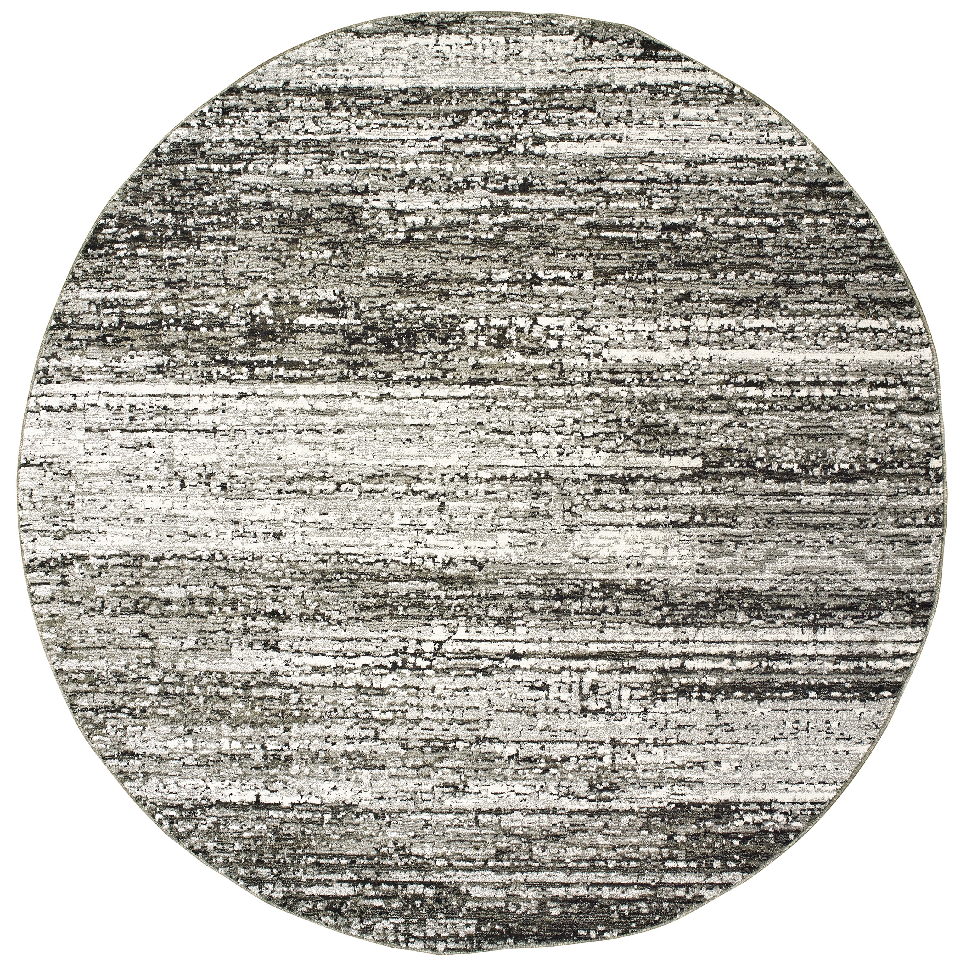 Oriental Weavers Atlas 8037G textured area rug featuring textured design in ash/ charcoal tones