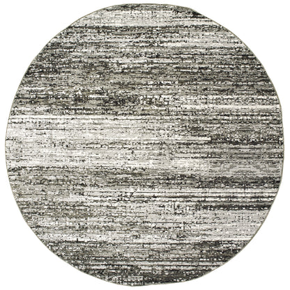 Oriental Weavers Atlas 8037G textured area rug featuring textured design in ash/ charcoal tones