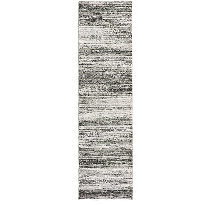 Oriental Weavers Atlas 8037G textured area rug featuring textured design in ash/ charcoal tones