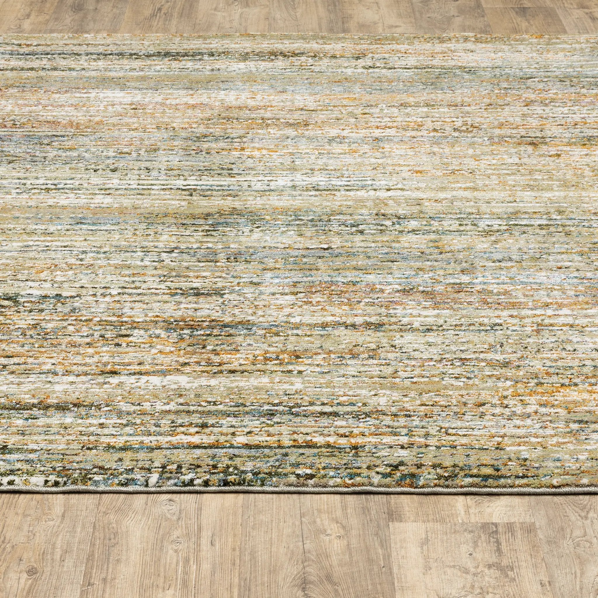 Atlas 8037J Gold/ Green Area Rug by Oriental Weavers