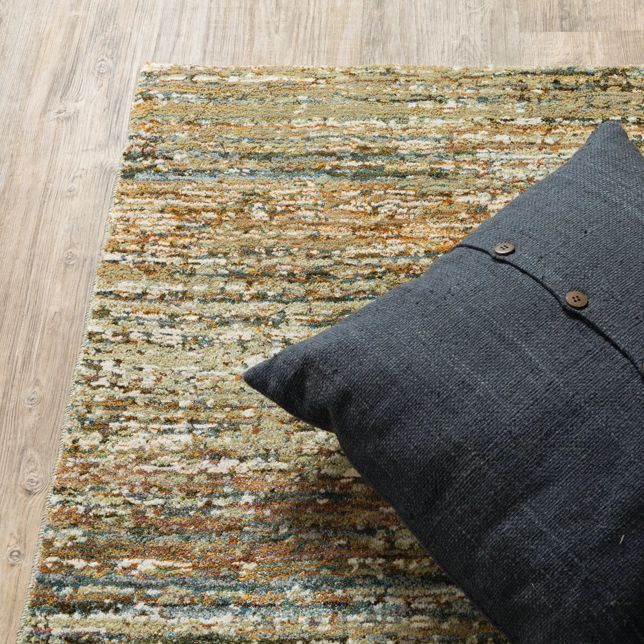 Atlas 8037J Gold/ Green Area Rug by Oriental Weavers