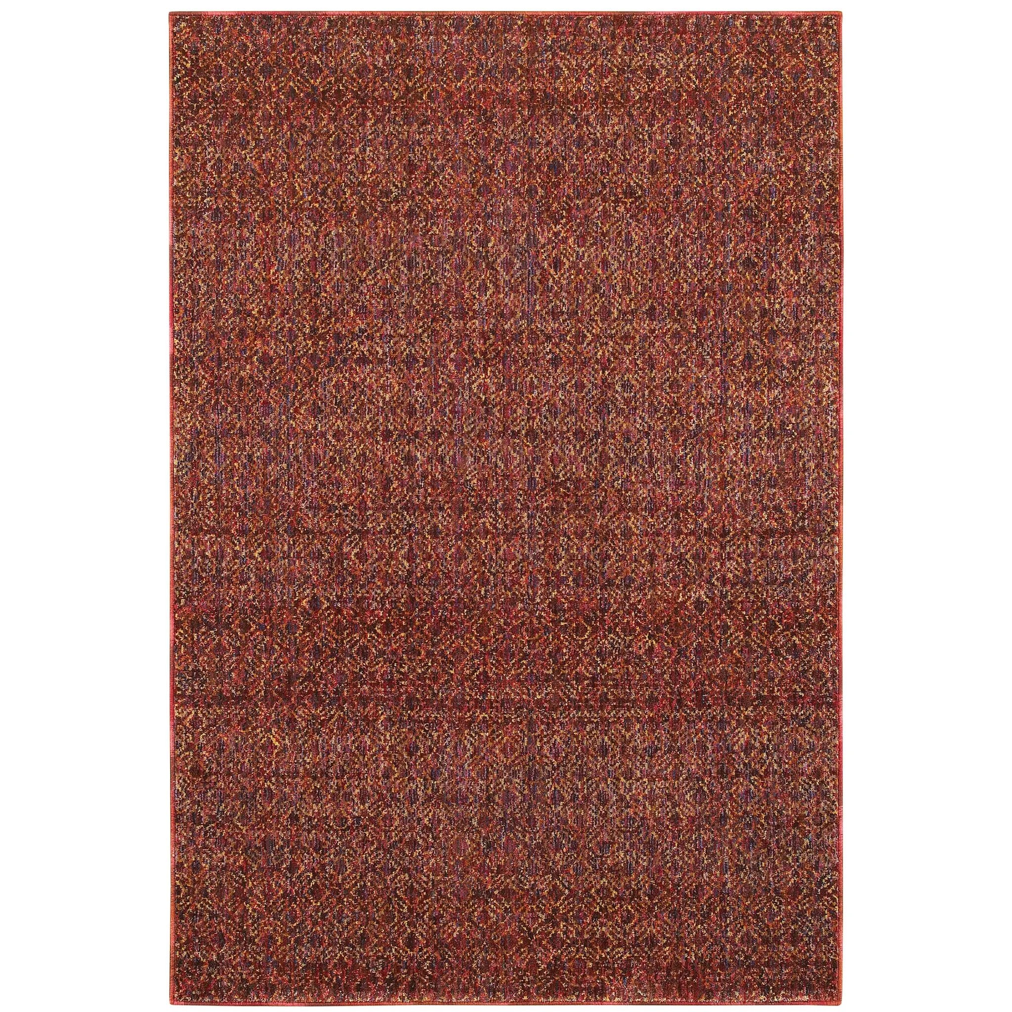 Atlas 8048K Red/ Rust Area Rug by Oriental Weavers