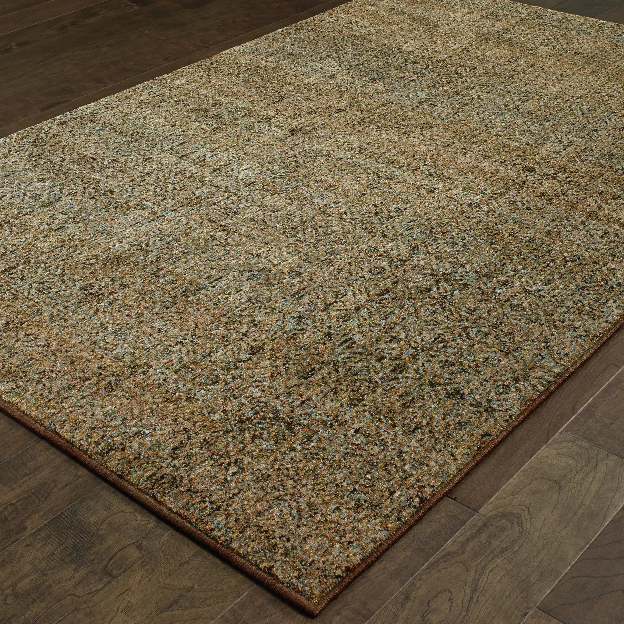 Atlas 8048P Green/ Gold Area Rug by Oriental Weavers
