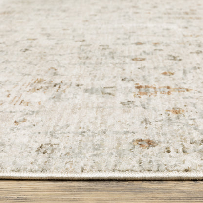 Oriental Weavers Avalon AVA01 soft transitional rug featuring decorative pattern in ivory/ beige tones