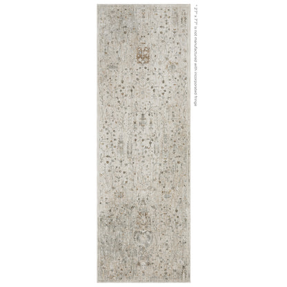 Oriental Weavers Avalon AVA01 soft transitional rug featuring decorative pattern in ivory/ beige tones