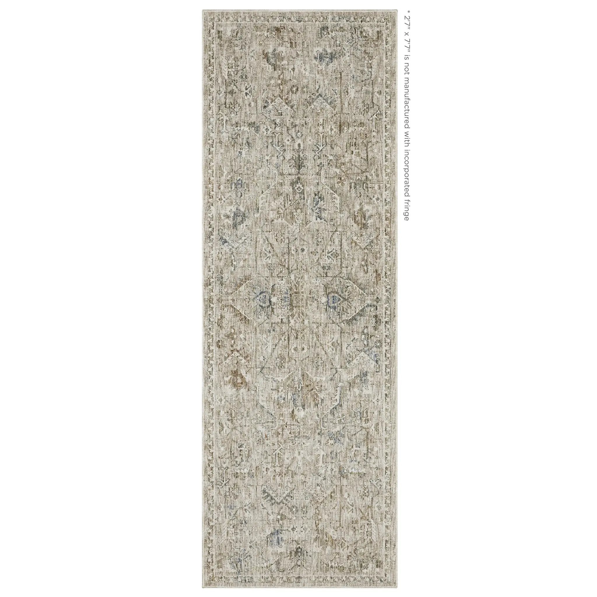 Avalon AVA02 Beige/ Blue Area Rug by Oriental Weavers