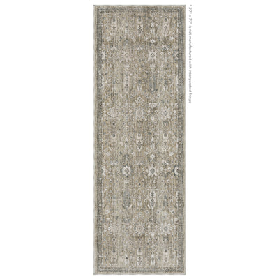 Oriental Weavers Avalon AVA03 soft transitional rug featuring decorative pattern in beige/ grey tones