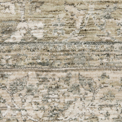 Oriental Weavers Avalon AVA03 soft transitional rug featuring decorative pattern in beige/ grey tones