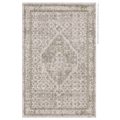 Oriental Weavers Avalon AVA04 soft transitional rug featuring decorative pattern in grey/ beige tones