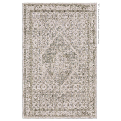 Oriental Weavers Avalon AVA04 soft transitional rug featuring decorative pattern in grey/ beige tones