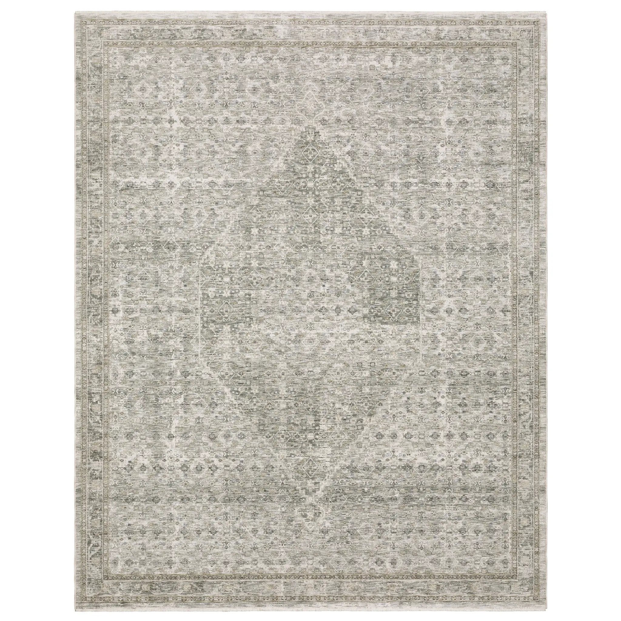 Avalon AVA04 Grey/ Beige Area Rug by Oriental Weavers