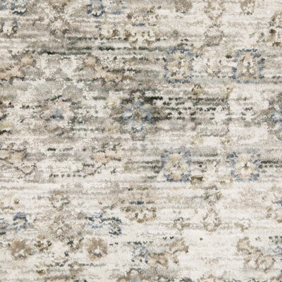 Oriental Weavers Avalon AVA04 soft transitional rug featuring decorative pattern in grey/ beige tones