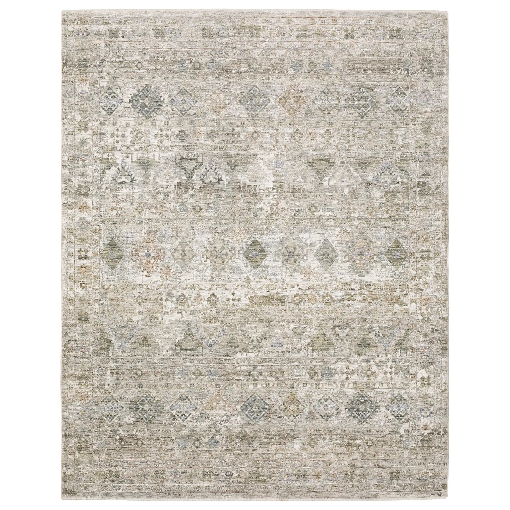 Avalon AVA05 Beige/ Grey Area Rug by Oriental Weavers