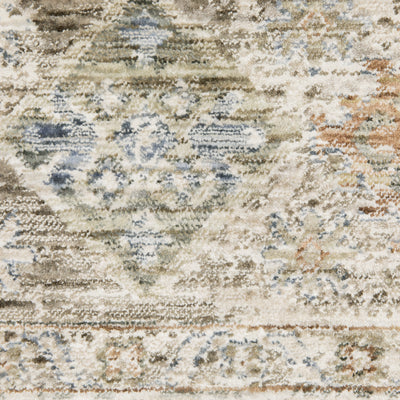 Oriental Weavers Avalon AVA05 soft transitional rug featuring decorative pattern in beige/ grey tones