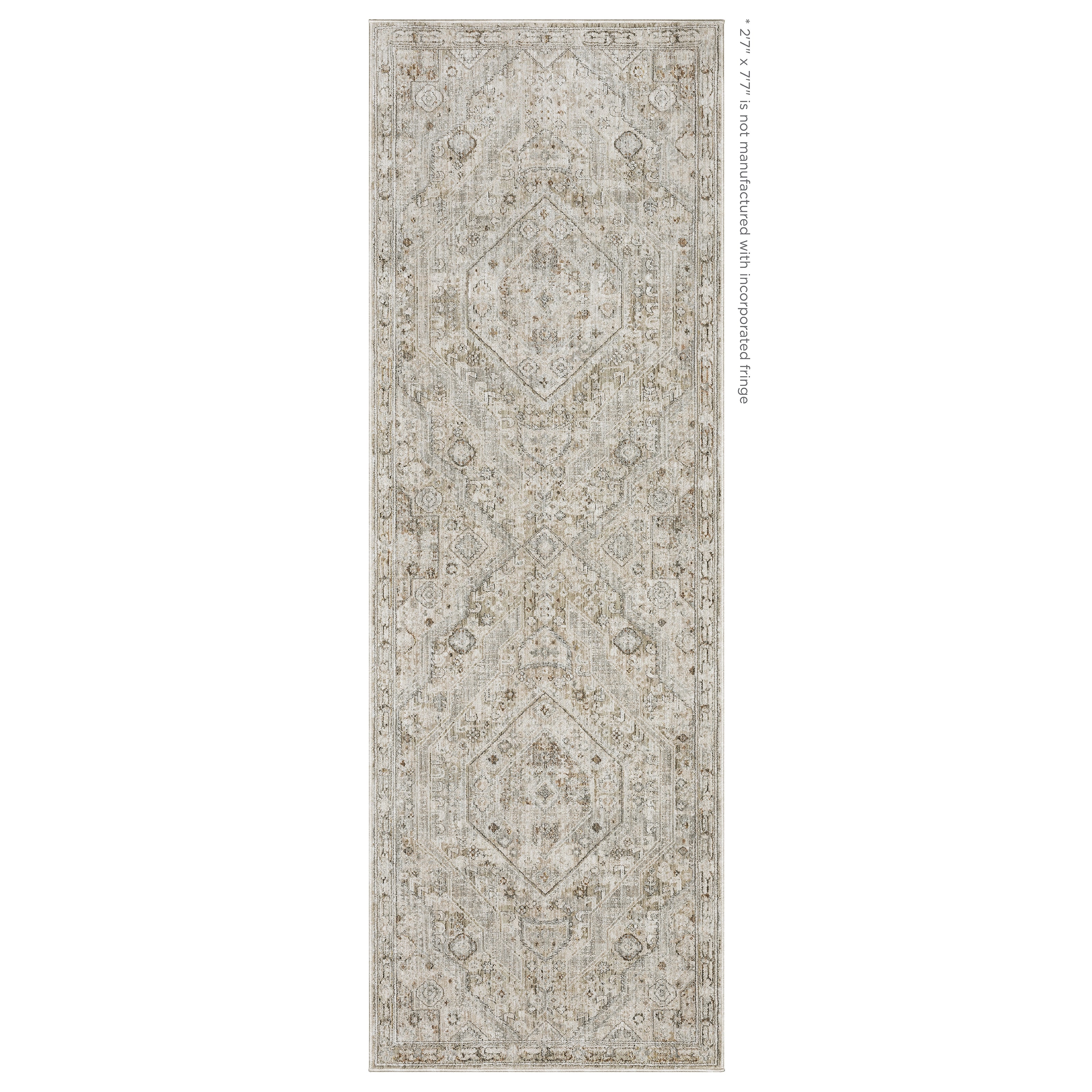 Oriental Weavers Avalon AVA06 soft transitional rug featuring decorative pattern in beige/ ivory tones