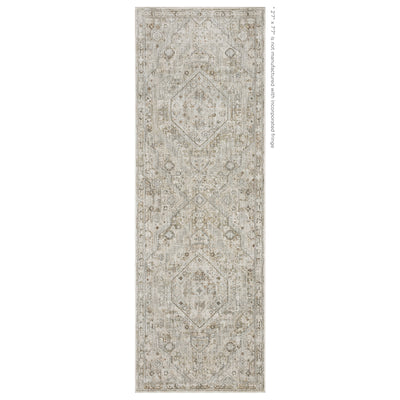 Oriental Weavers Avalon AVA06 soft transitional rug featuring decorative pattern in beige/ ivory tones