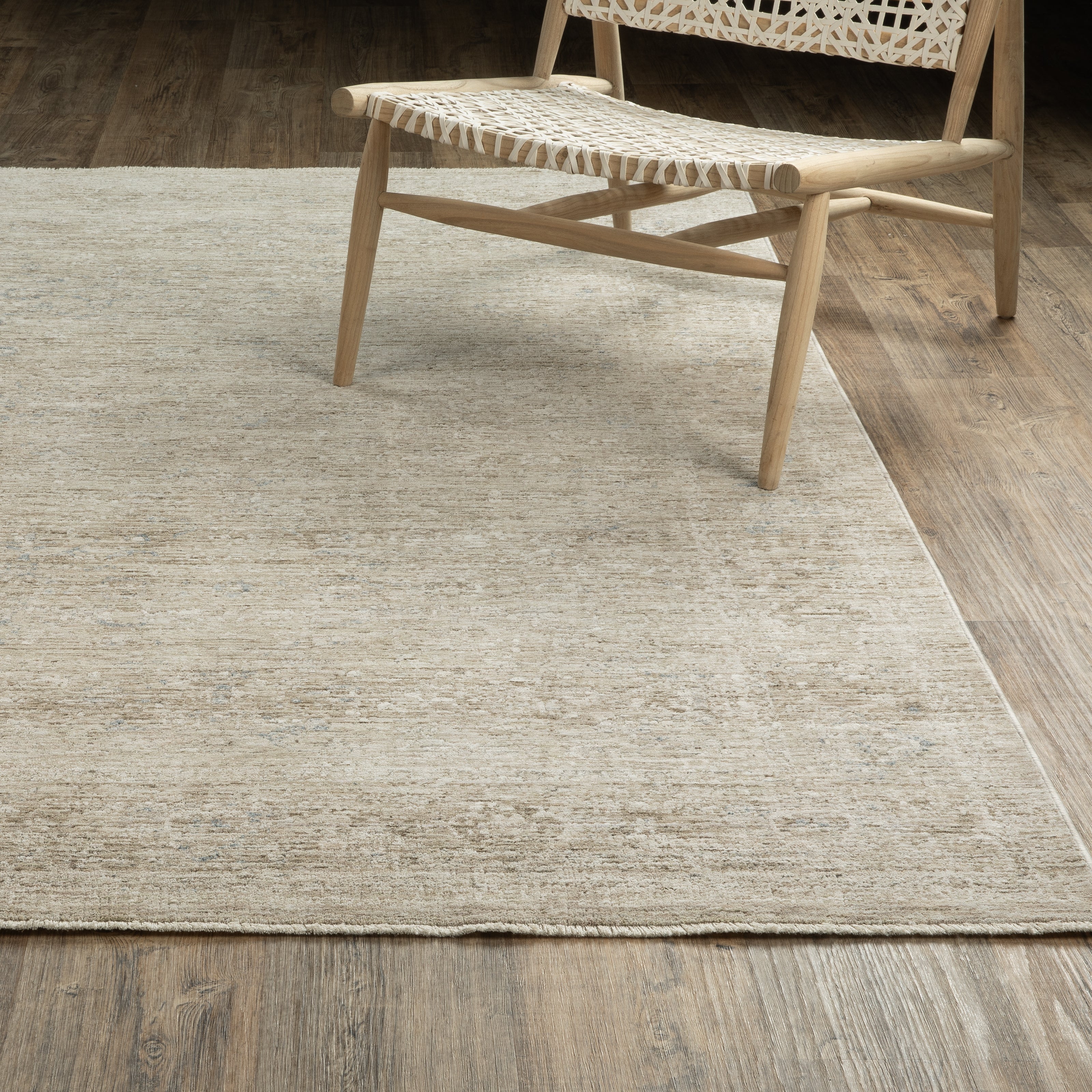 Oriental Weavers Avalon AVA07 soft transitional rug featuring decorative pattern in beige/ grey tones