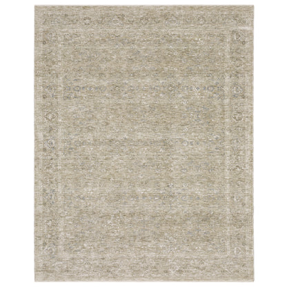 Oriental Weavers Avalon AVA07 soft transitional rug featuring decorative pattern in beige/ grey tones