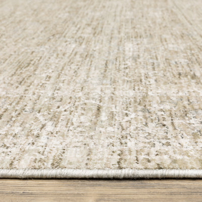 Oriental Weavers Avalon AVA07 soft transitional rug featuring decorative pattern in beige/ grey tones