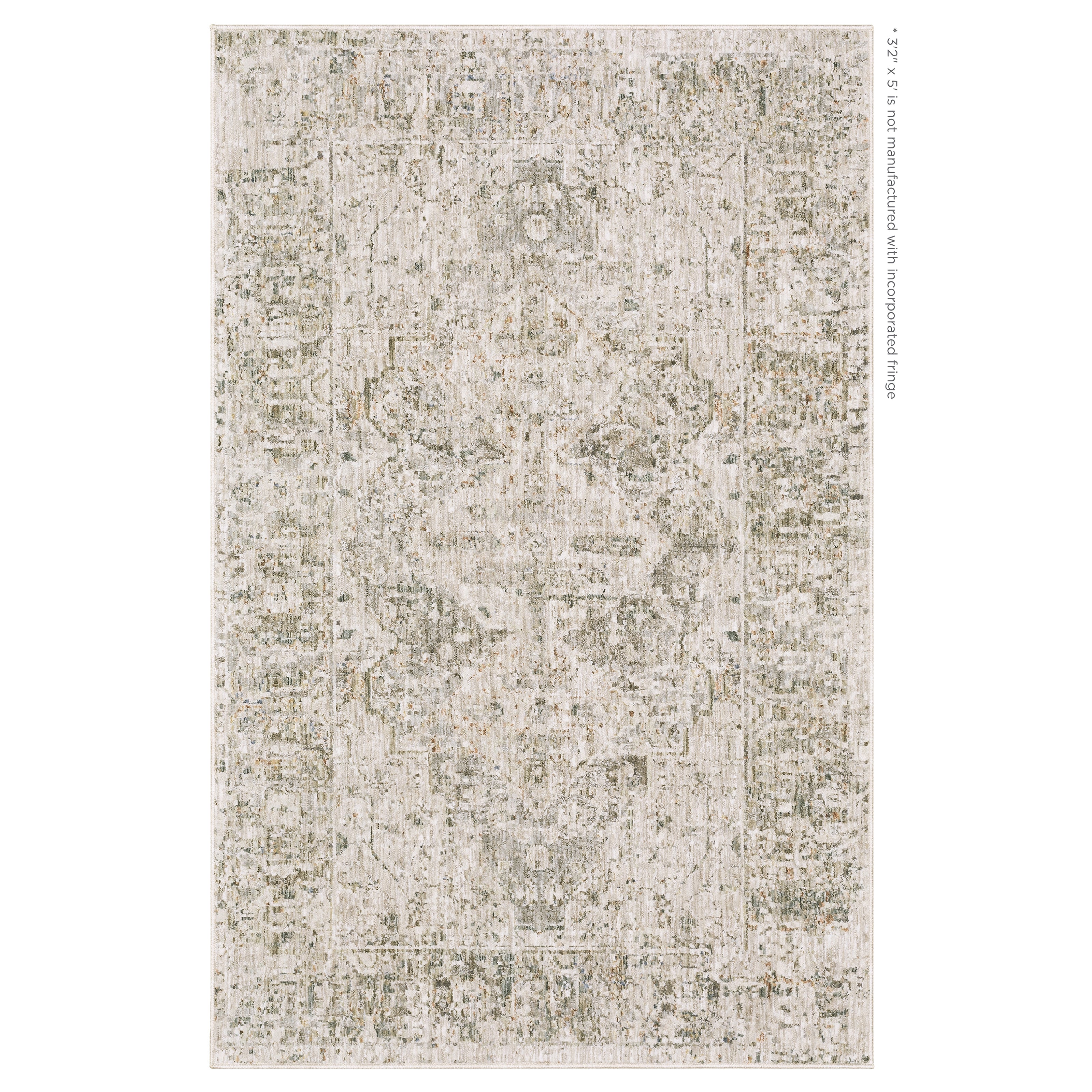 Oriental Weavers Avalon AVA08 soft transitional rug featuring decorative pattern in beige/ grey tones