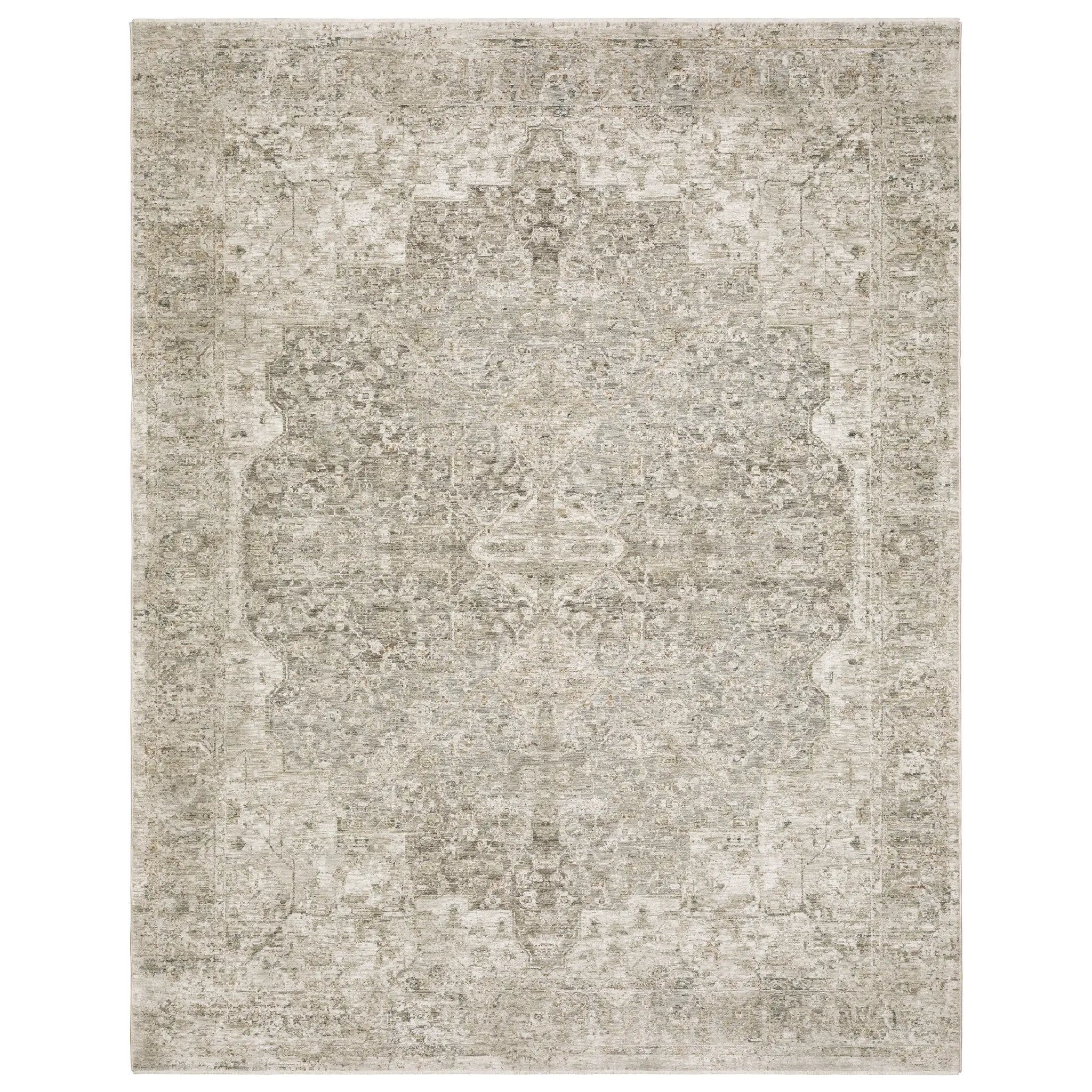 Avalon AVA08 Beige/ Grey Area Rug by Oriental Weavers