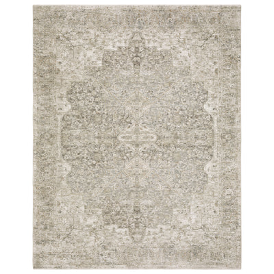 Oriental Weavers Avalon AVA08 soft transitional rug featuring decorative pattern in beige/ grey tones