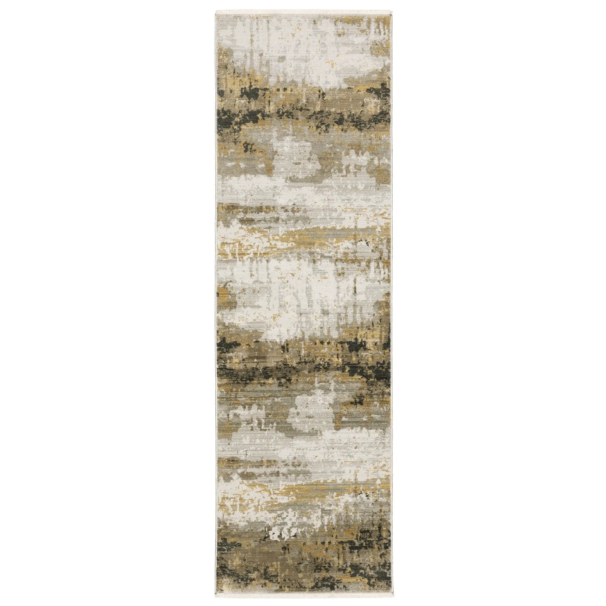 Bauer 2061X Gold/ Black Area Rug by Oriental Weavers