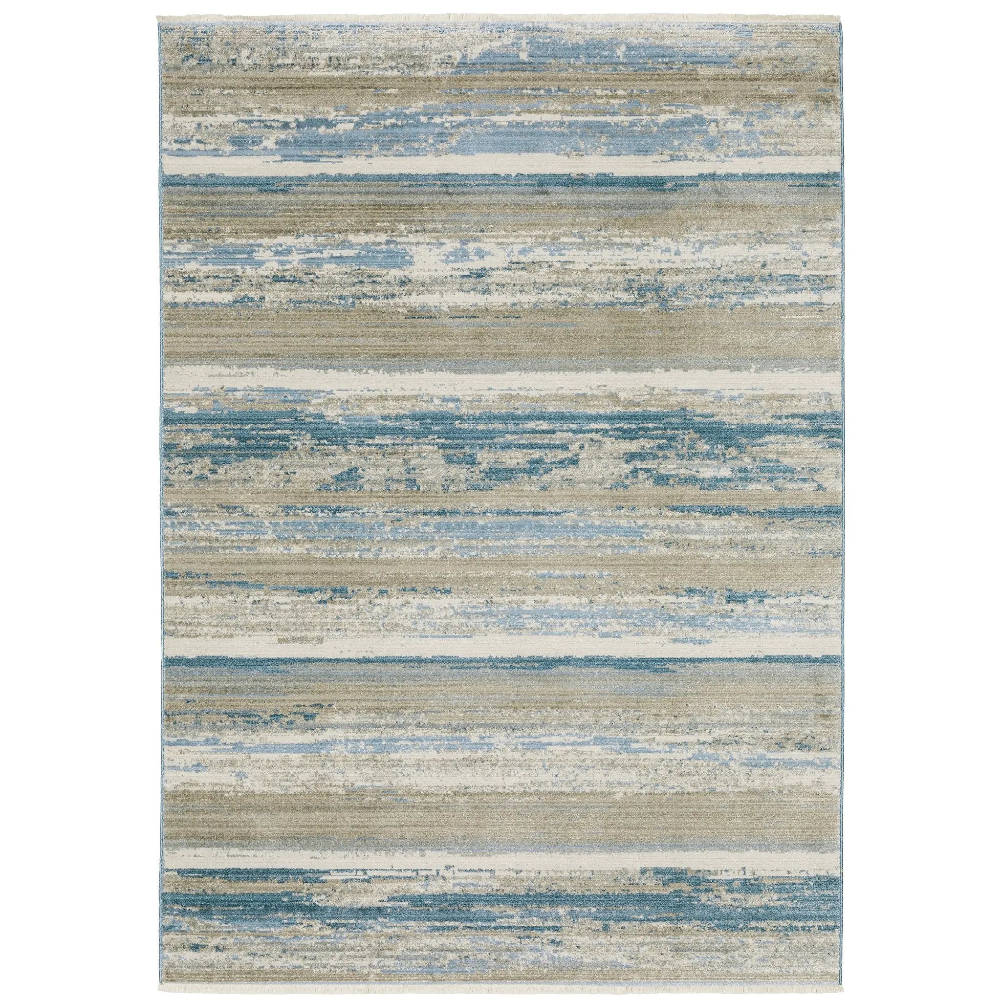 Bauer 042L2 Blue/ Beige Area Rug by Oriental Weavers