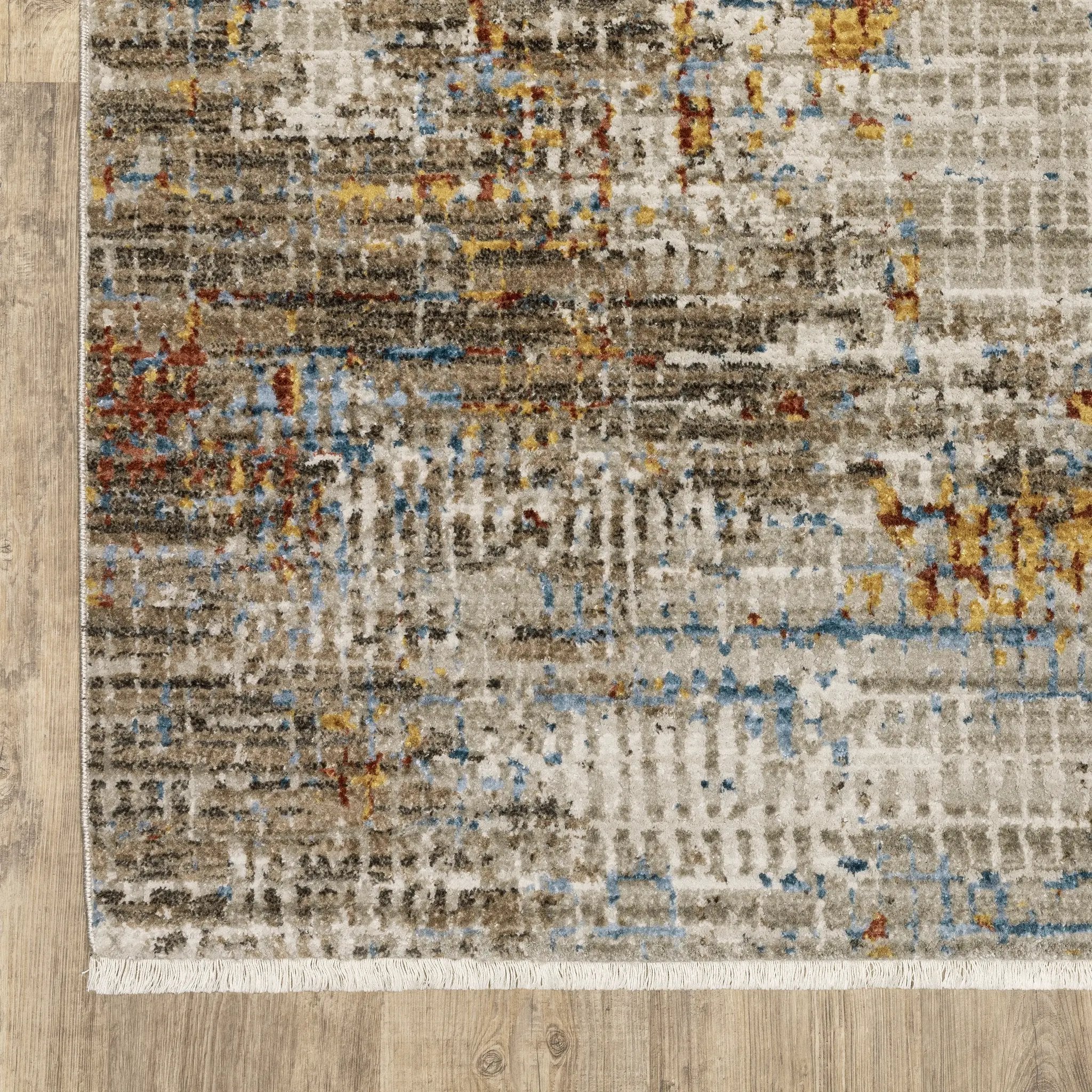 Bauer 005E2 Beige/ Multi Area Rug by Oriental Weavers