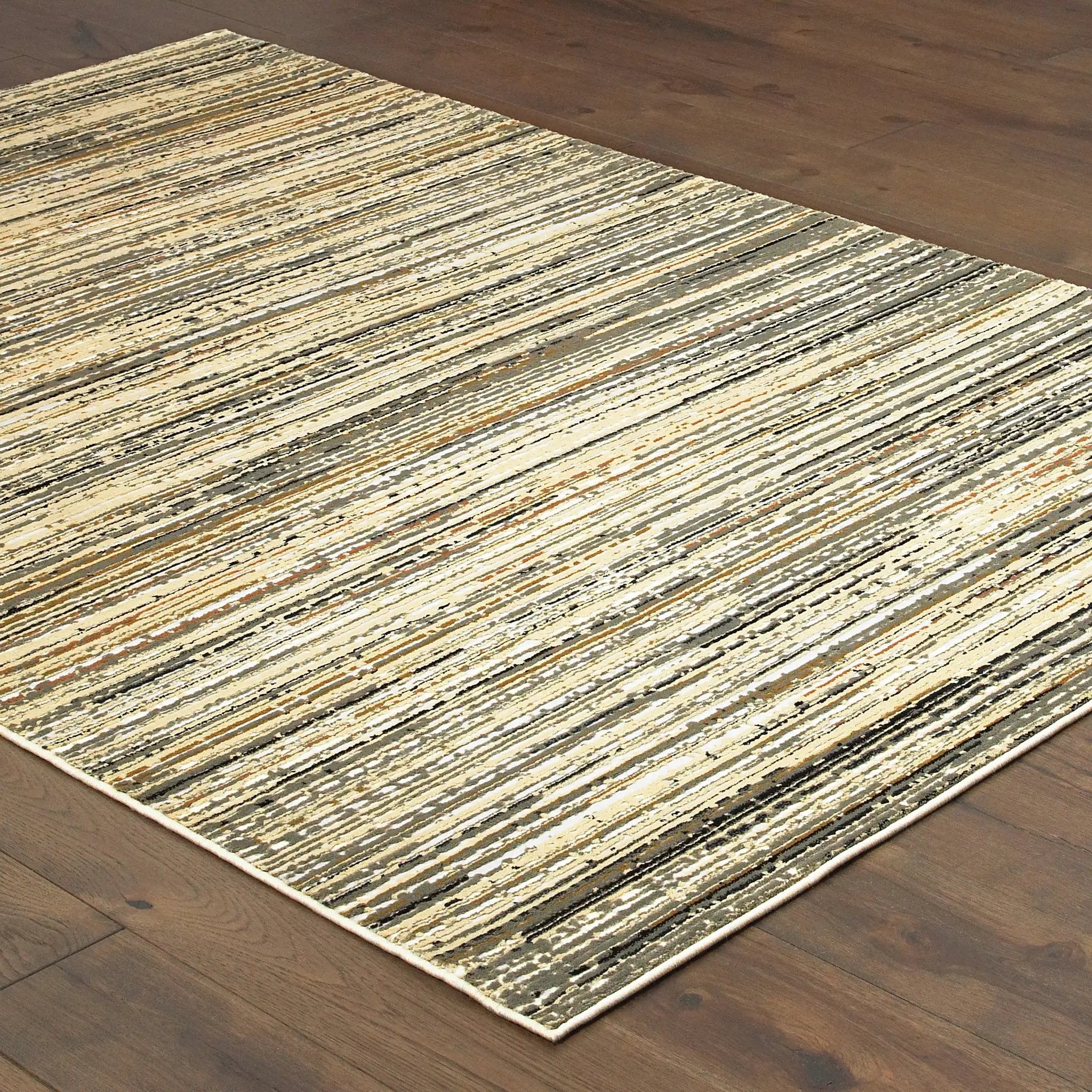 Bowen 1332J Ivory/ Gold Area Rug by Oriental Weavers