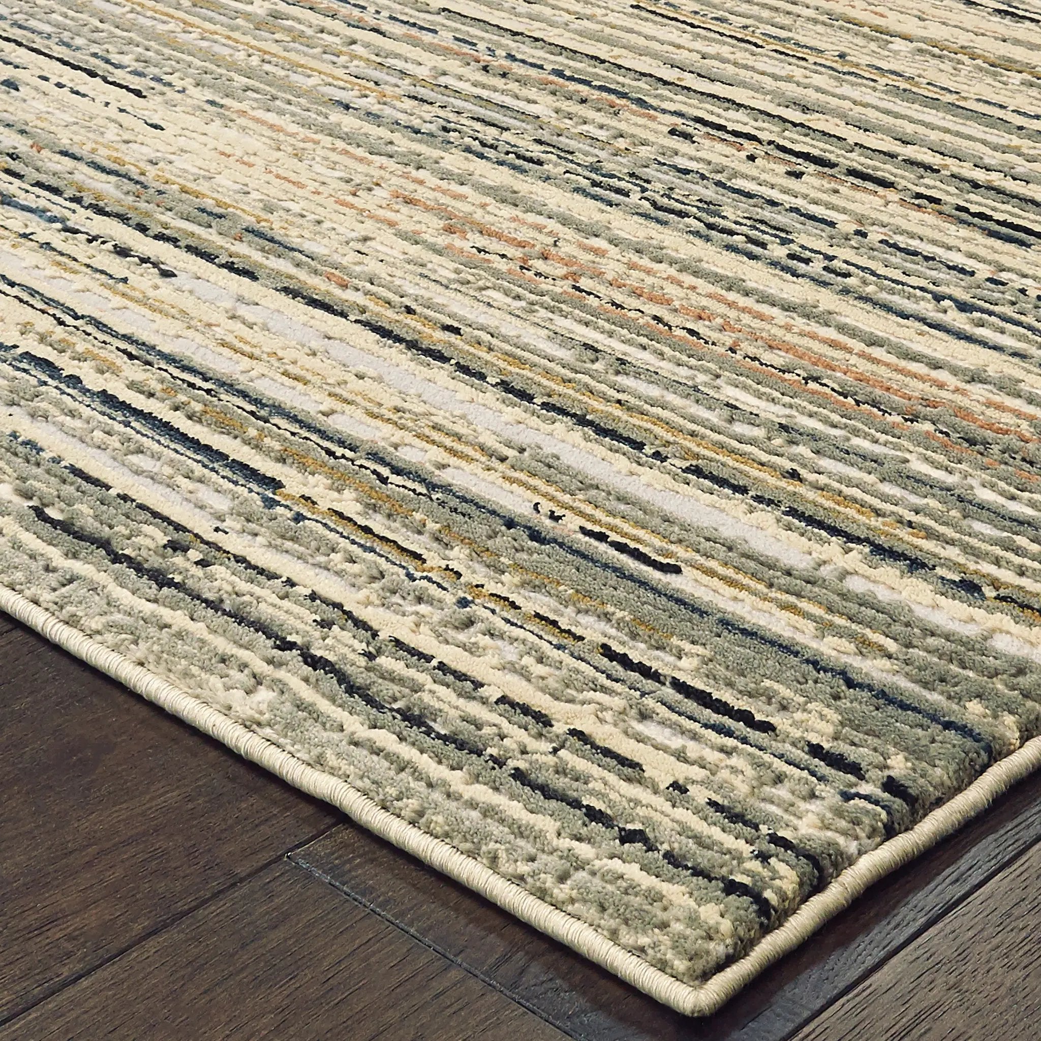 Bowen 1332J Ivory/ Gold Area Rug by Oriental Weavers