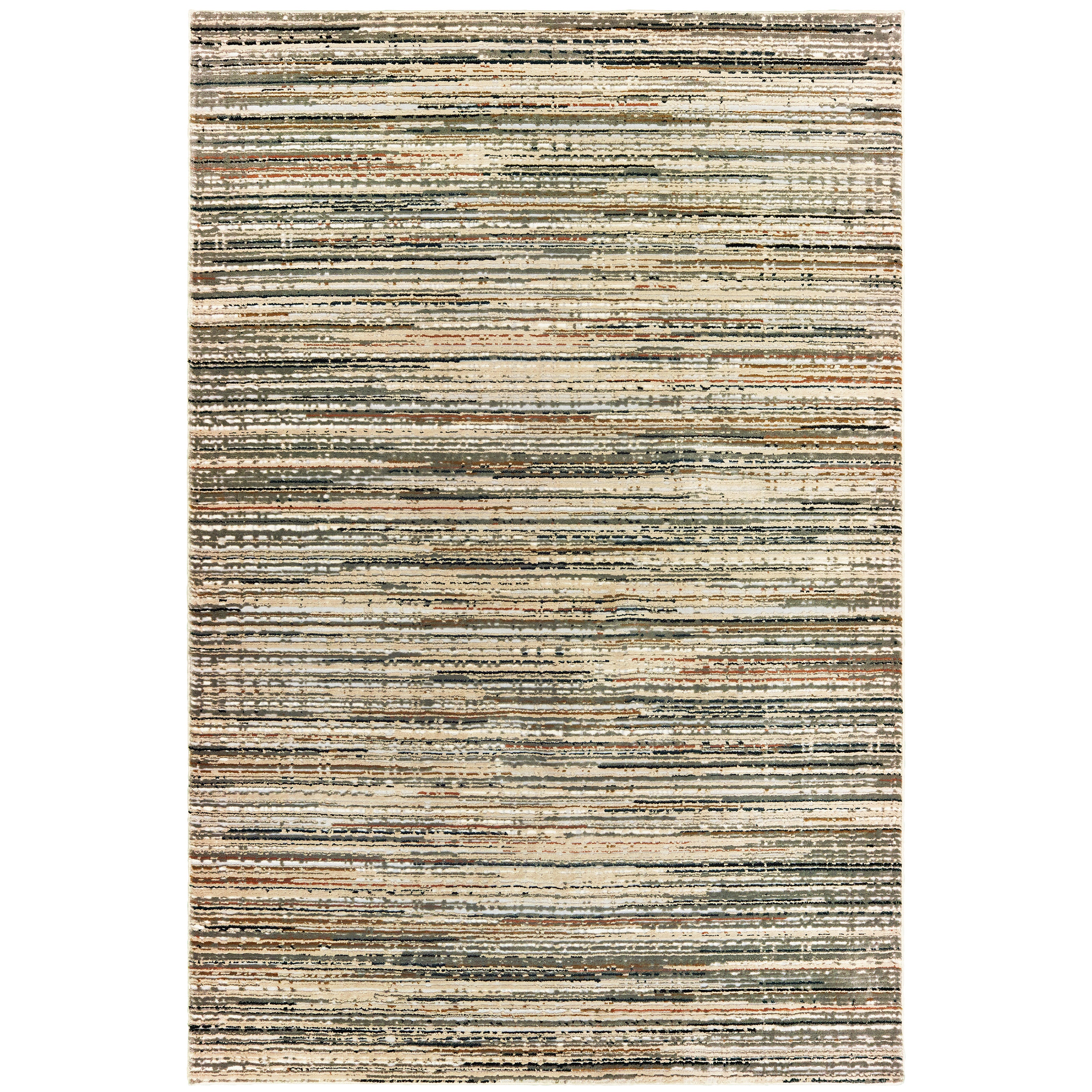 Oriental Weavers Bowen 1332J soft transitional rug featuring textured design in ivory/ gold tones