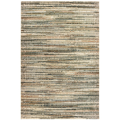 Oriental Weavers Bowen 1332J soft transitional rug featuring textured design in ivory/ gold tones