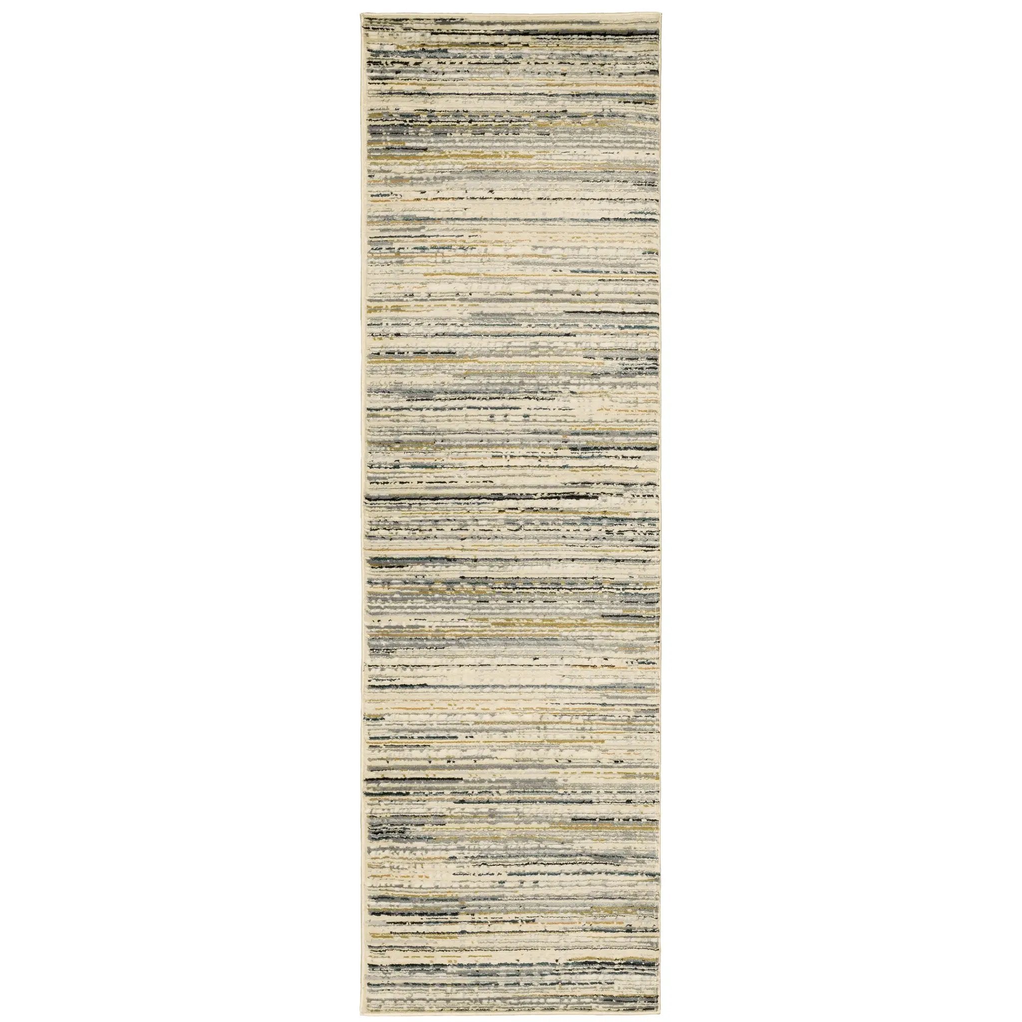Bowen 1332J Ivory/ Gold Area Rug by Oriental Weavers
