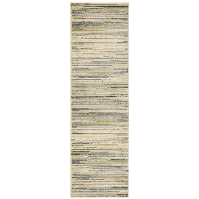 Oriental Weavers Bowen 1332J soft transitional rug featuring textured design in ivory/ gold tones