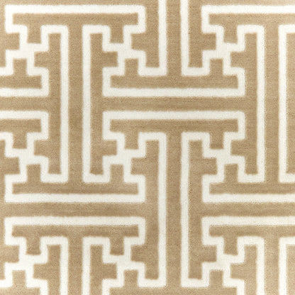 Oriental Weavers Bowen 1333Y soft transitional rug featuring textured design in gold/ ivory tones