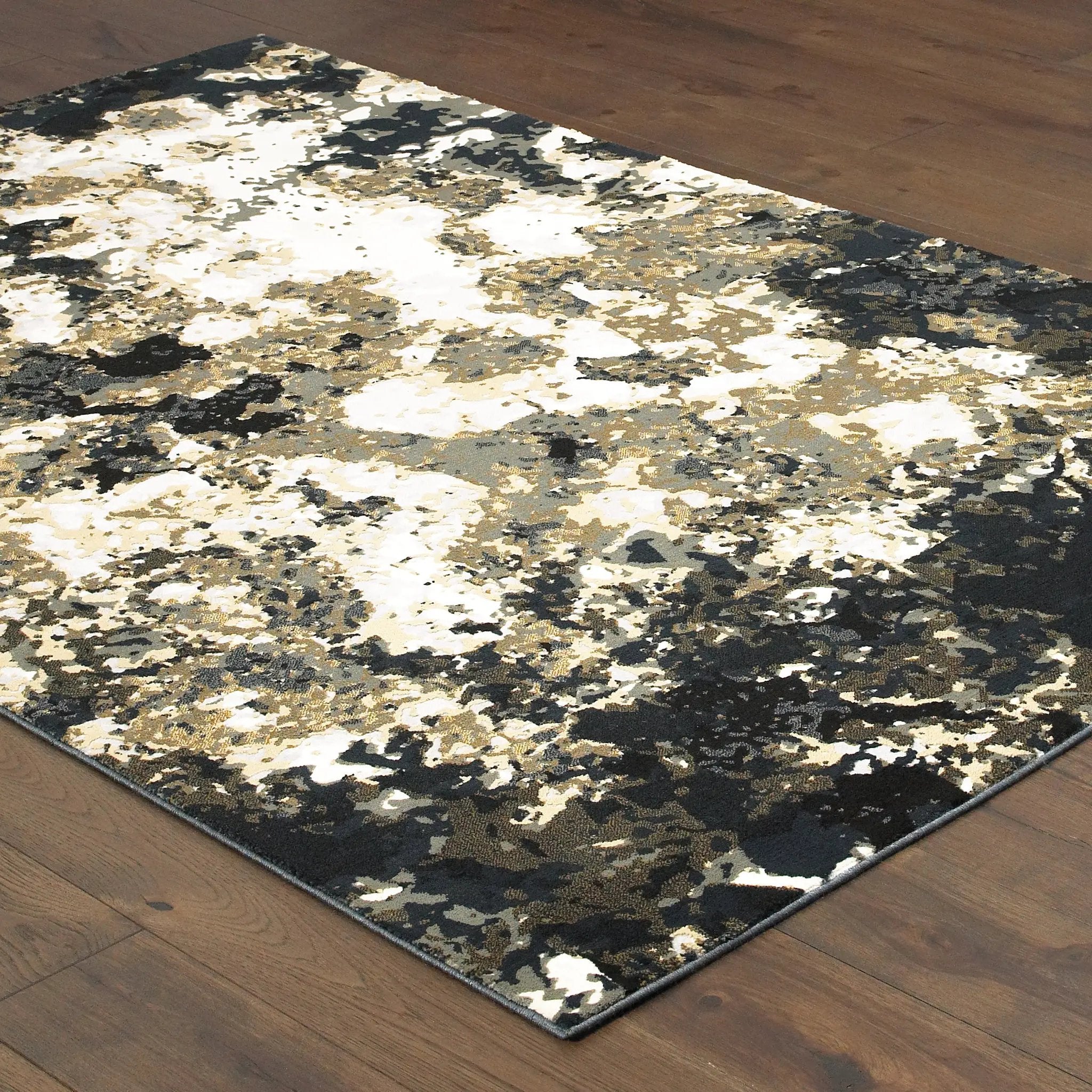 Bowen 1808Q Navy/ Gold Area Rug by Oriental Weavers