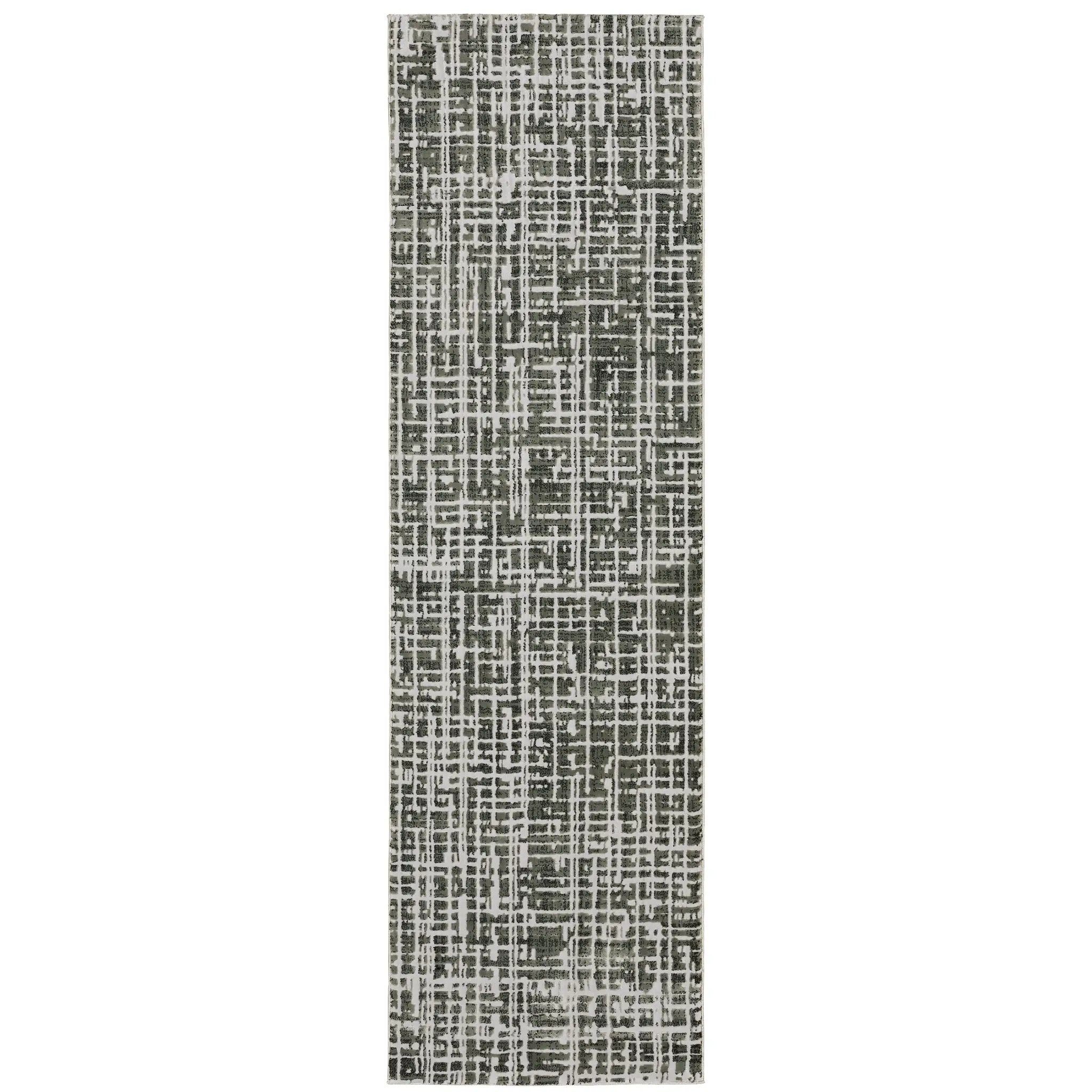 Bowen 2066W Grey/ Ivory Area Rug by Oriental Weavers