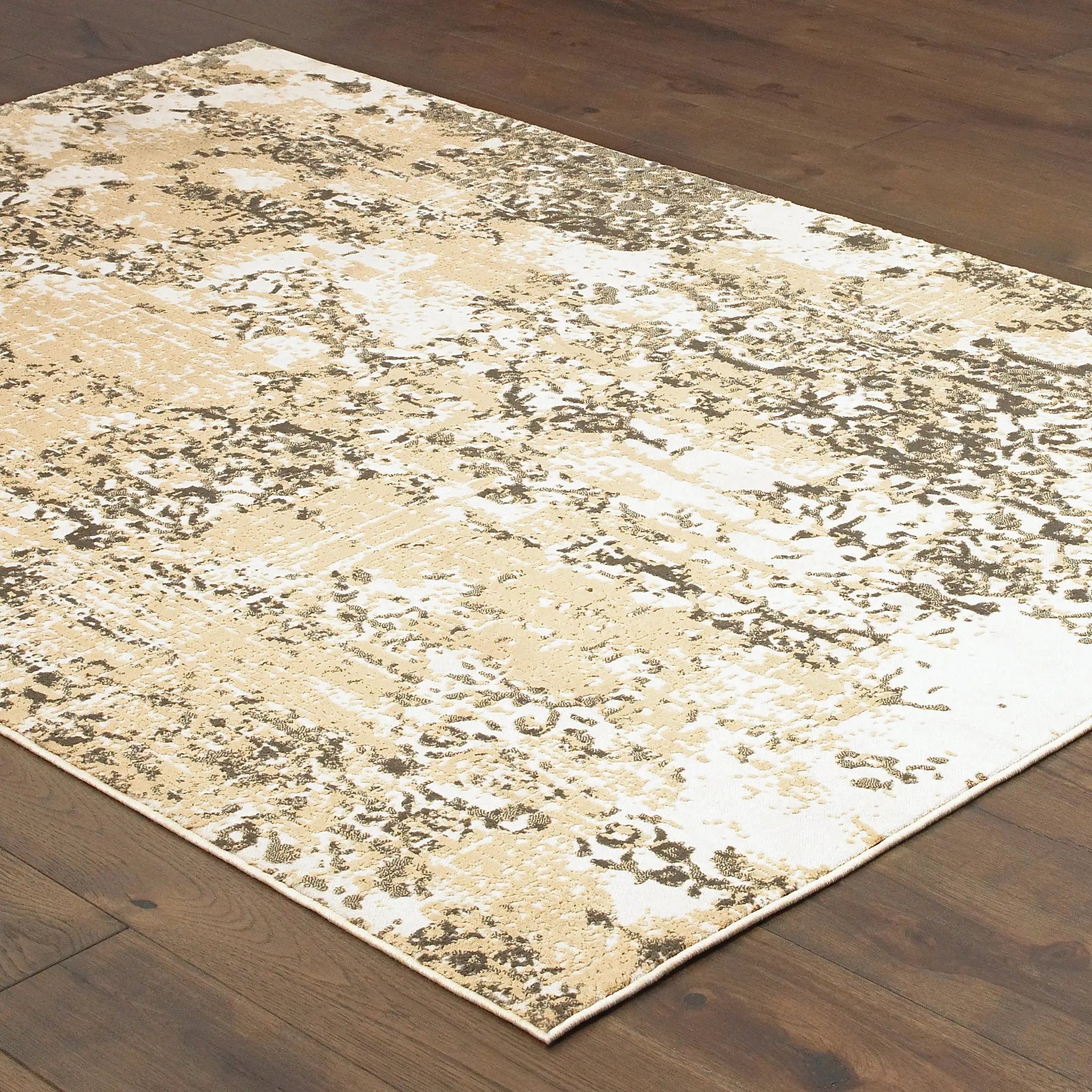 Bowen 2067W Grey/ Gold Area Rug by Oriental Weavers