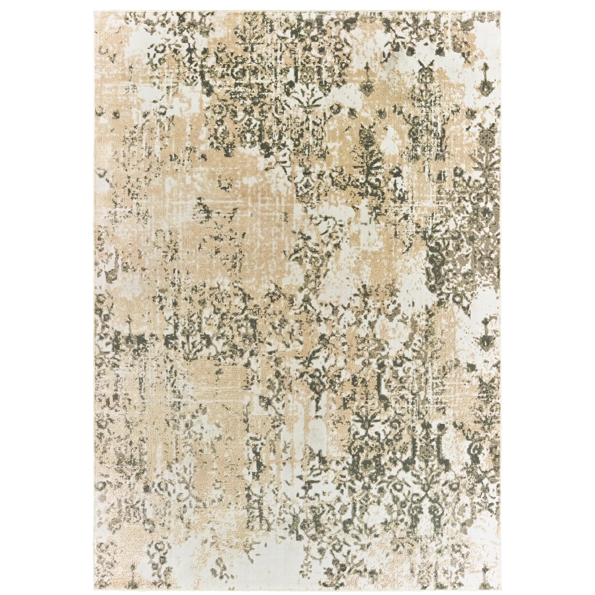 Bowen 2067W Grey/ Gold Area Rug by Oriental Weavers