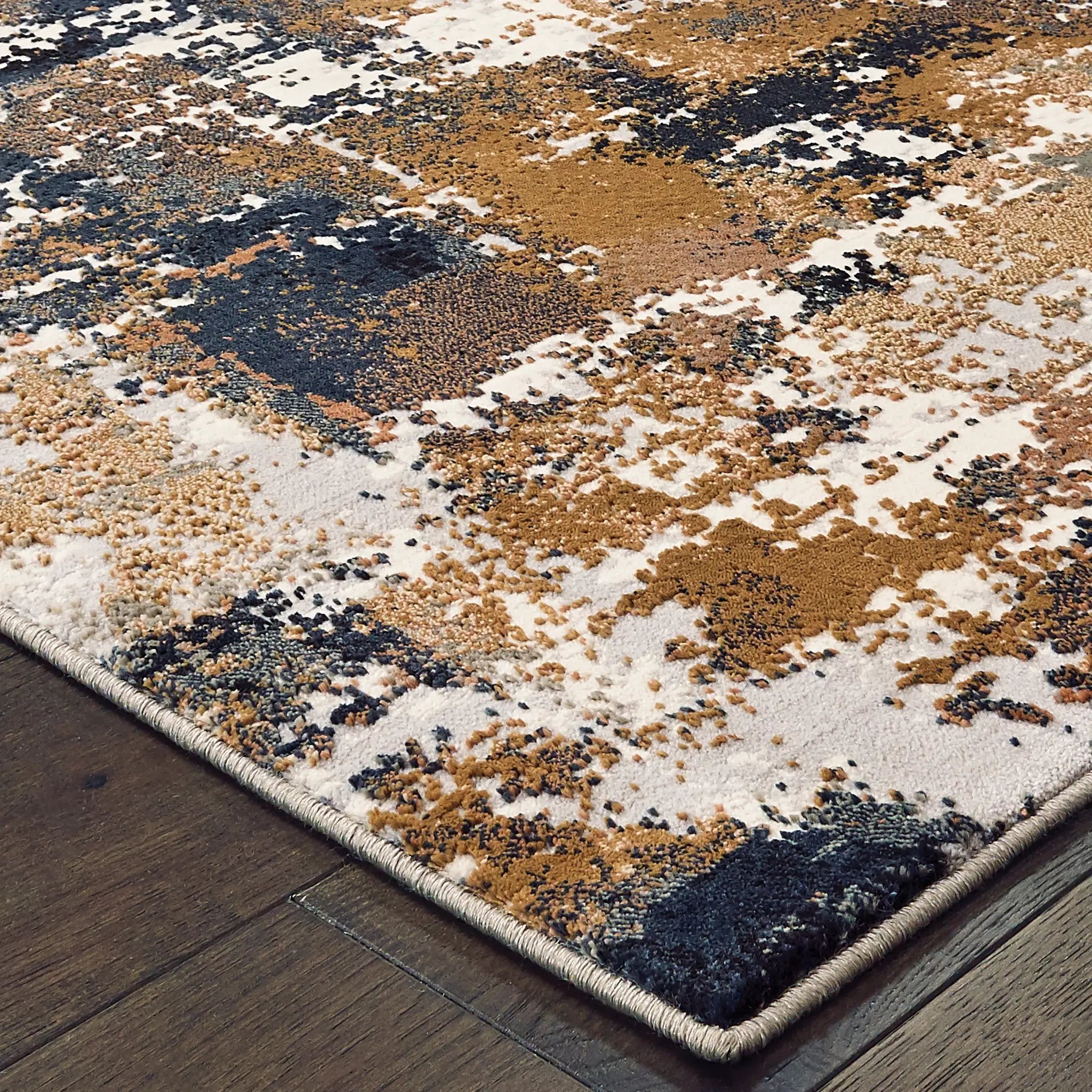 Bowen 4928X Grey/ Gold Area Rug by Oriental Weavers