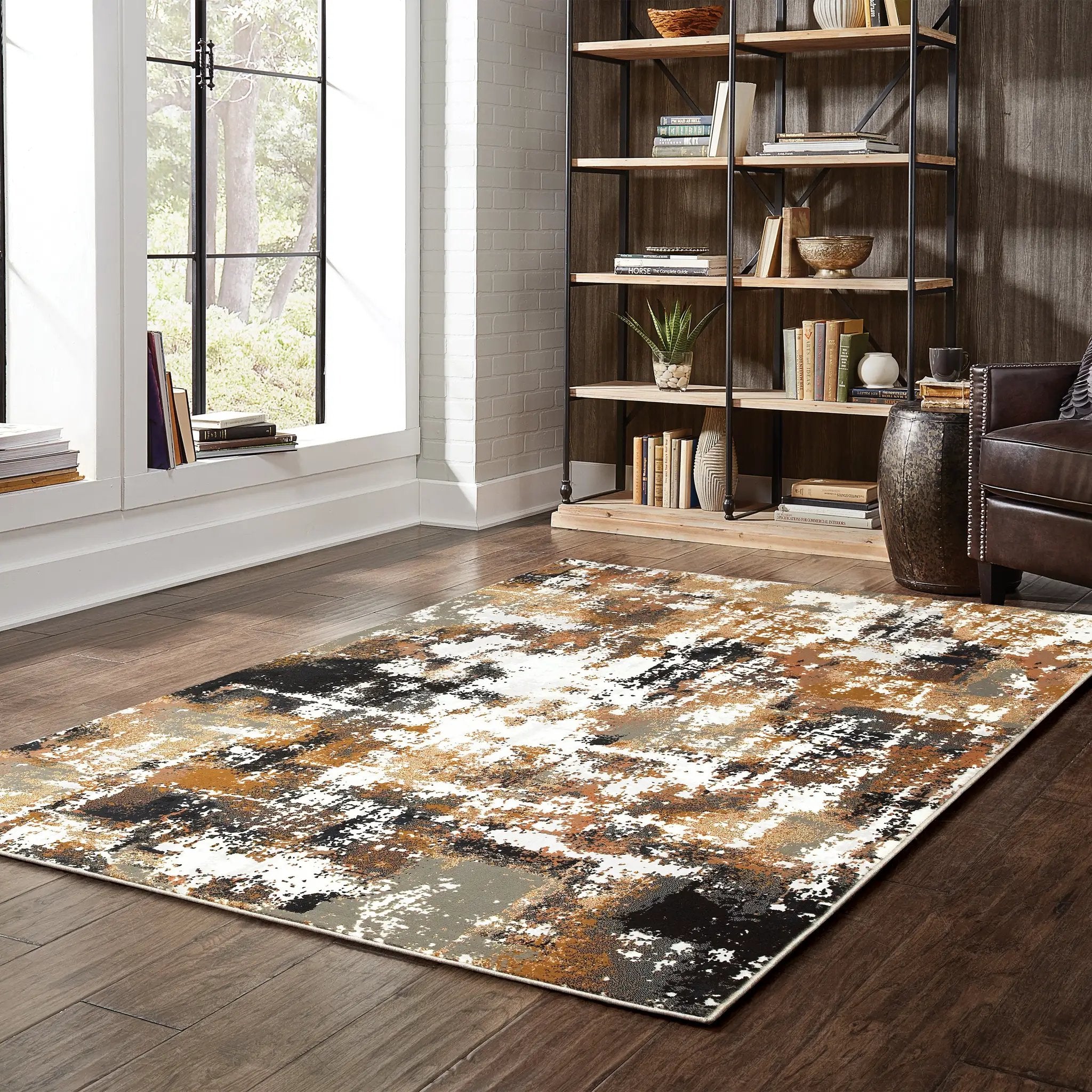 Bowen 4928X Grey/ Gold Area Rug by Oriental Weavers