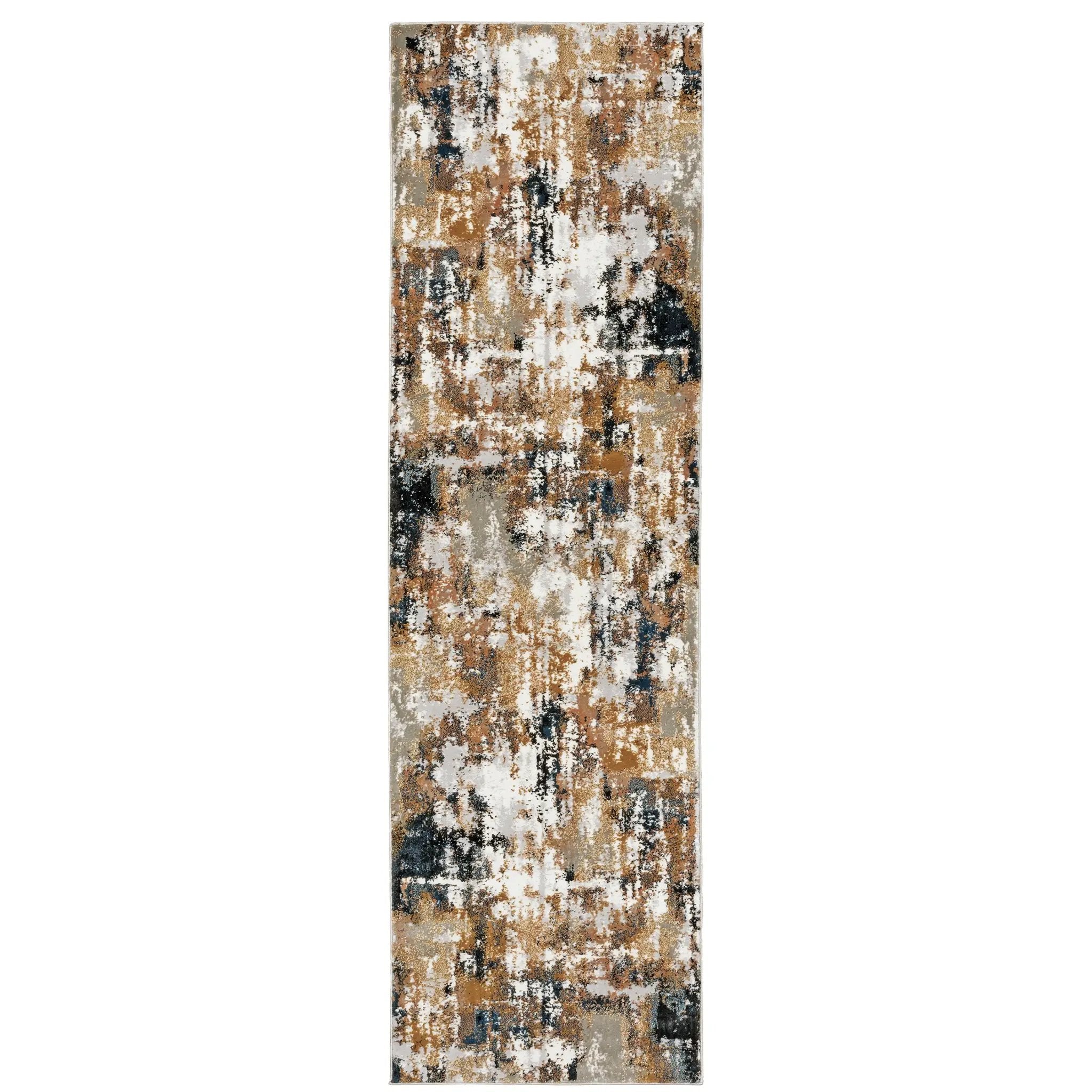 Bowen 4928X Grey/ Gold Area Rug by Oriental Weavers
