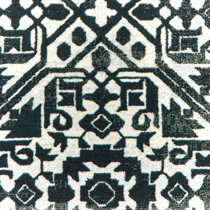 Oriental Weavers Bowen 5506E soft transitional rug featuring textured design in navy/ ivory tones